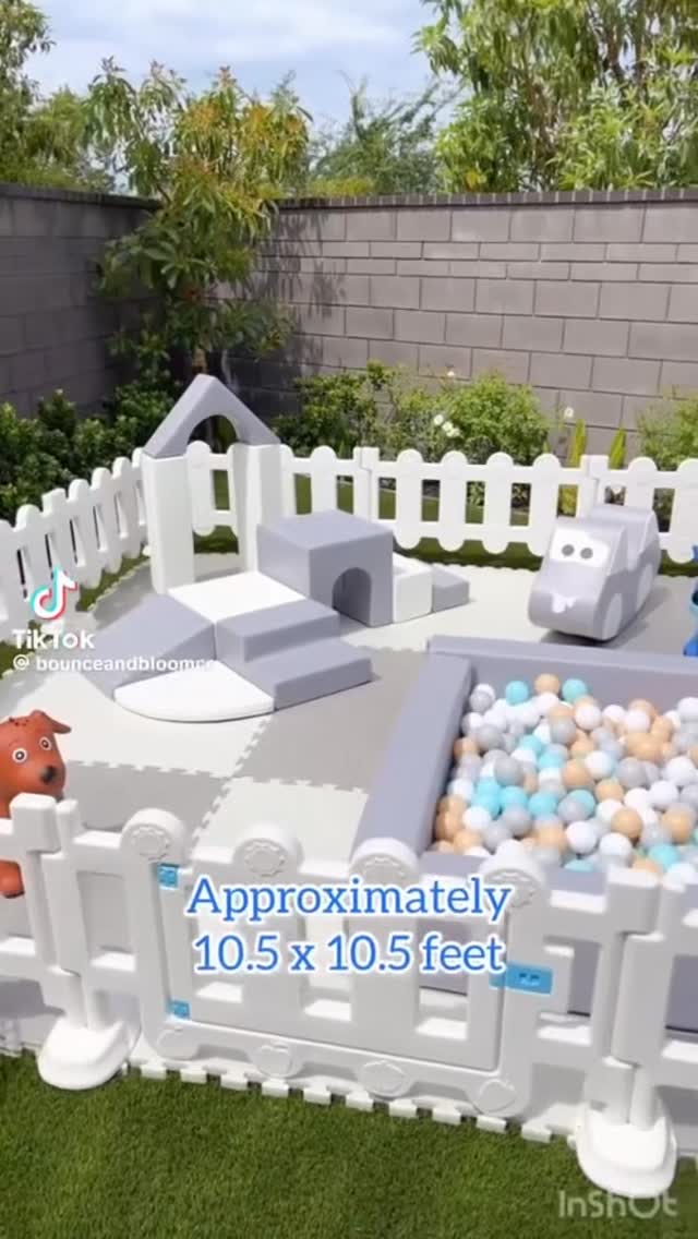 Small Soft Play - But make it Bluey! 💙🧡
It’s approximately 10.5 x 10.5 and unlimited fun! f Keep it neutral grey and white or we can add pops of color!
Either way it’ll be a hit! We have many sizes to fit all budgets and spaces! DM TO BOOK!
*
*
*
*
* #bouncehouserental
#whitebouncehouse #orangecounty #softplay #party #partyplanning #bouncehouse #babyparty #florals #partyrentals #SmallBusiness #ocmoms #ocsoftplay #toddlermom
#toddler #ballpit #kidsparty #eventtrends #partytime #DIY #balloongarland #firstbirthday #candycart #partyplanner #dessertcart ##saratogasoftplay #518community #518moms