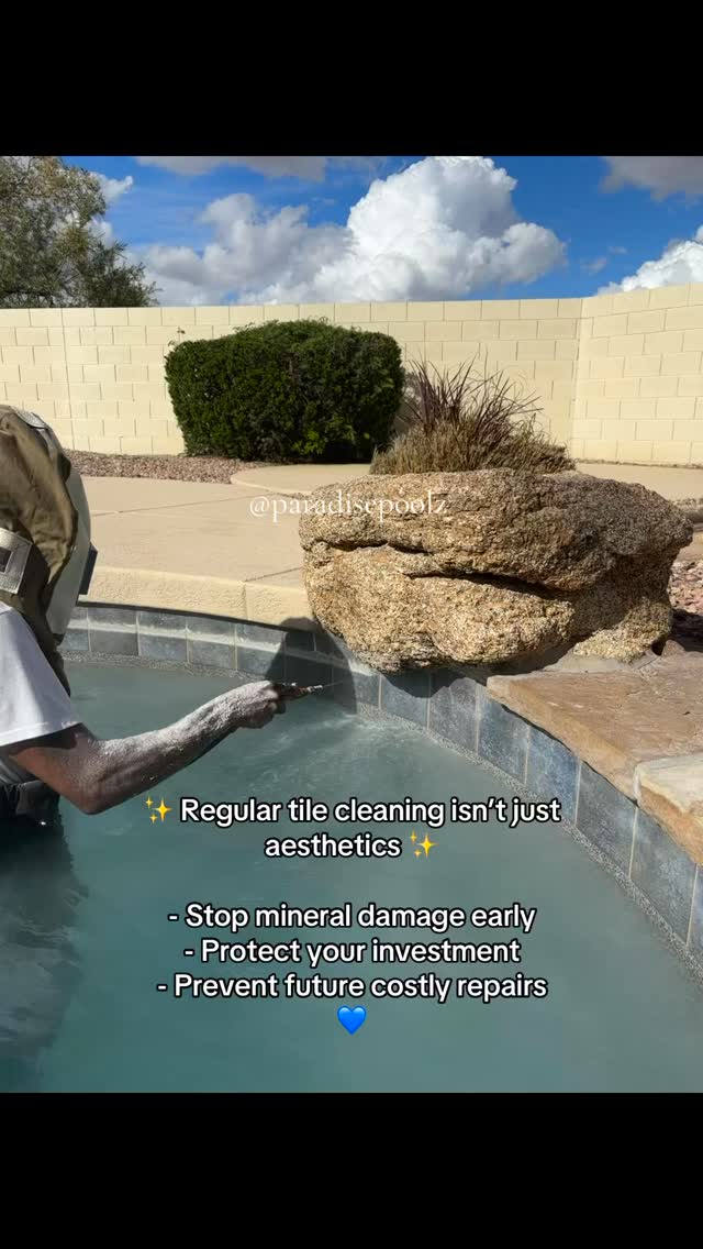 A little maintenance today keeps the calcium away ✨
paradisepoolz.com
(480) 650-0431
#pooltileclean #pooltilecleaningarizona #arizonapooltilecleaning #azpools #arizonapools