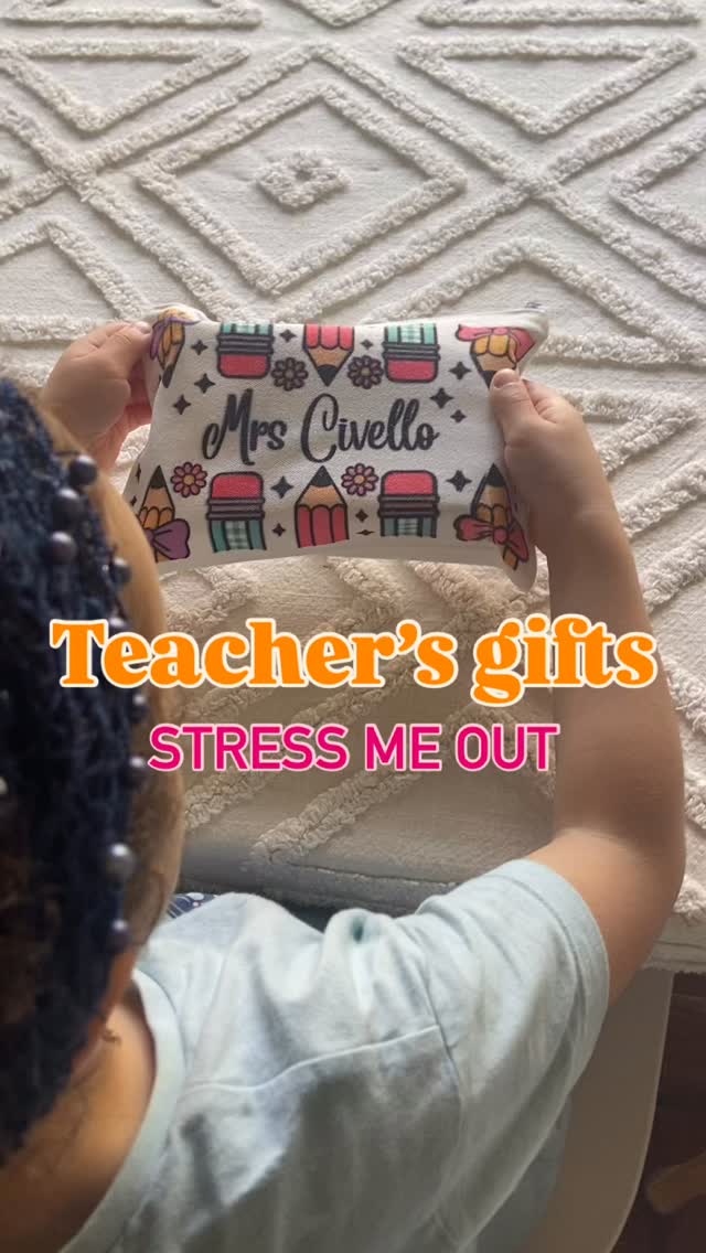 I used to get totally stuck on what to give teachers… until I started creating these personalised little gifts.
This time, we custom made a pencil case with our teacher’s name, and my little one chose a few thoughtful goodies to pop inside. 💛
It turned the whole process from stressful to actually fun and meaningful too. Just sharing in case it helps another parent breathe a little easier this gifting season. 🎁
Teachers & educators, what’s the most memorable or thoughtful gift you’ve ever received? I’d love to know! 👇
#teachersgifts #educatorgifts #earlychildhoodeducator #daycaregifts #custompencilcase #endofyeargifts