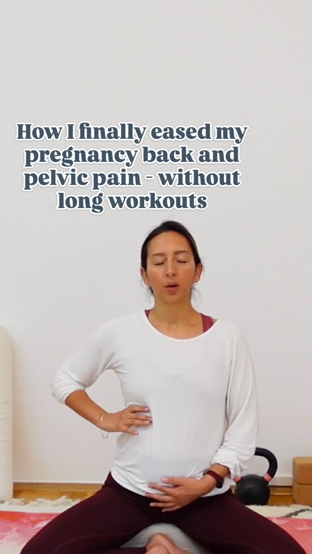 During my first pregnancy, my pelvic and lower back pain got so intense I could barely sit through a work day.
Until I started using a few mindful movements and breath techniques that helped me release tension, get stronger and feel grounded again.
Now I share those same moves in my Move with Ease Program with other moms-to-be who need gentle relief, not another long workout.
P.S. If you'd like to try them for yourself, I've put together a free guide with 5 simple moves that ease tension in your back, hips and pelvis - safely and gently, for every trimester.
💛They take less than 10 minutes, need no equipment, and you can start today.
💫 It even includes a short video where I show you how to do them correctly — so you don’t have to wonder if you’re doing it right.
Just DM me the word RELIEF, and I’ll send it to you so you can feel how a few mindful movements a day can truly change everything.
#movewithease #pregnancybackpain #breathesculptflow #movementismedicine #prenatalyoga #prenatalyogaonline #pregnancyfitnesstips #hippaininpregnancy