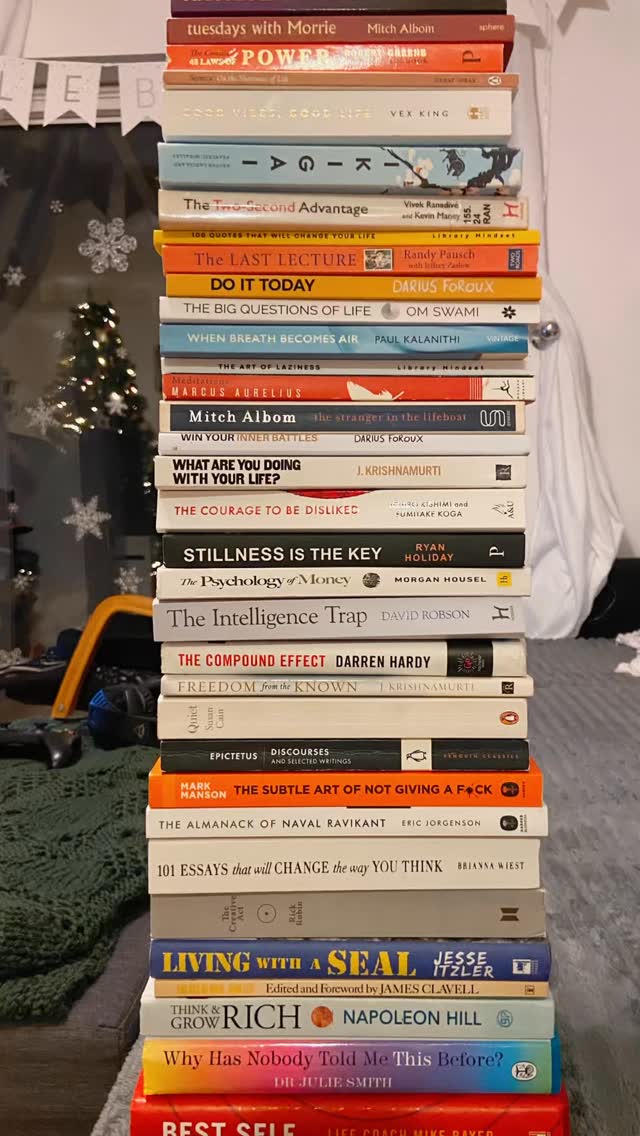 These books changed my life — which one changed yours? 📚✨
#SchoolOfFulfilment #SelfDevelopment #Growth #Books #BookLover