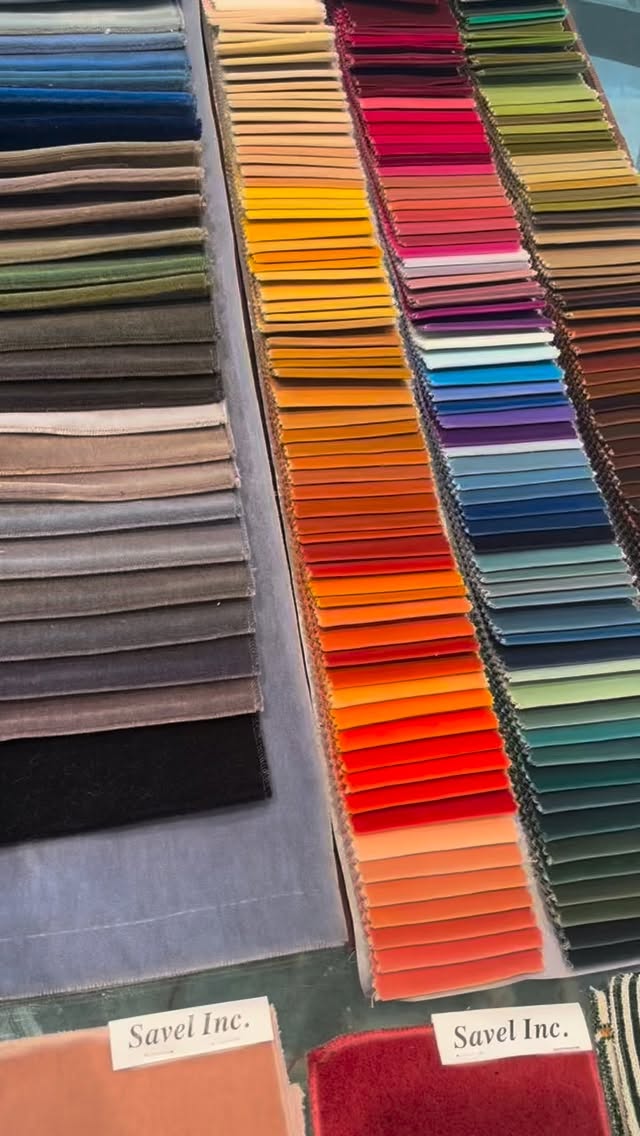 A look at some favorites from the @savelfabrics collection — rich textures, timeless color, and beautiful craftsmanship. How can we help you pull your next scheme together?
#savel #textilelove #designinspiration #andreaontheroad #interiordesign #luxuryfabrics