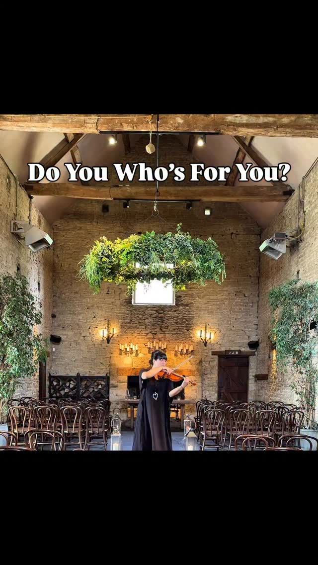 Do You Know Who’s For You?
It’s the one who cheers the loudest when you shine, who lifts you on the days you can’t lift yourself, who chooses you in all the small, quiet ways that truly matter.
The one who wants your happiness like it’s their own.
Oh, I know this kind of love because I lived it.
My husband was my person - my steady encourager, my soft place to fall, my best friend… but he is no longer here… yet performing at weddings keeps me close to him.
Our own wedding day is one of the loveliest memories I have. Weddings are bittersweet for me, they fill my entire being with the purest joy. The memories I carry in every melody I play sooth my aching heart, I am suddenly able to find my way back to him. 🎻💛
🥰