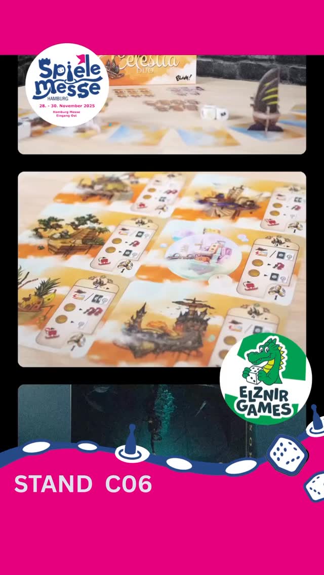 🌟 **Willkommen bei Elznir Games auf der Spielemesse Hamburg!** 🎲
Wir freuen uns, Elznir Games als neuen Aussteller auf unserer Messe begrüßen zu dürfen! Das Studio übernimmt selbst die Lokalisierung spannender Spiele aller Partner und sucht aktiv nach neuen Kooperationen, um außergewöhnliche Spiele in der Tradition des ehemaligen Heidelberger Spieleverlags der deutschsprachigen Community näherzubringen.
Mit einem Team von Fachleuten, das über 50 Jahre Erfahrung in der Brettspielbranche verfügt, darunter ehemalige Mitarbeiter des Heidelberger Spieleverlags und Asmodee, bringt Elznir Games frischen Wind in die Szene. Die Leidenschaft für Spiele steht hier an erster Stelle!
Besuchen Sie Elznir Games, und entdecken Sie gemeinsam mit uns die Zukunft der Spielewelt! 🕹️✨ #ElznirGames #SpielemesseHamburg #Brettspiele #gamelocalization