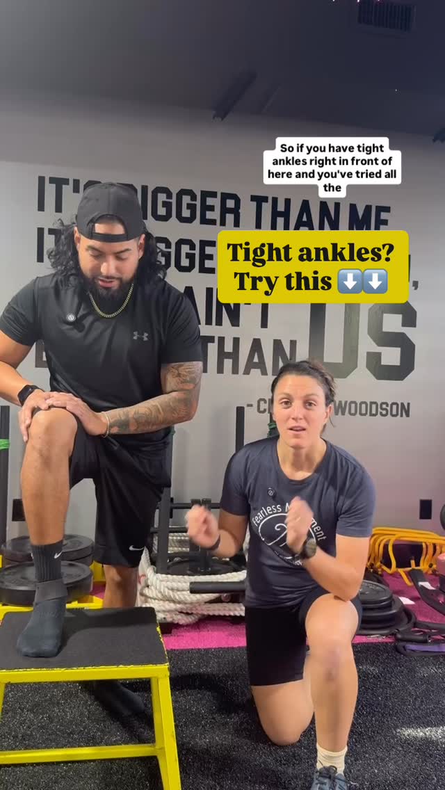 🚨Calling everyone with tight ankles! Give this a try!
This is going to be a great exercise for you if the fronts of your ankles are tight!
Are you in the JAX area looking for a workshop?
We are partnering with @pvb_performance THIS SATURDAY the 15th to bring you a low back pain workshop!
This workshop is great if:
✴️ you’ve done PT/chiro before and are still in pain
✴️ you want to learn why you’re having pain
✴️ and if you want to learn exercises and techniques to help
Say bye-bye 👋🏼 back pain! This Saturday!
Comment or DM us for the full workshop details 🤙🏼