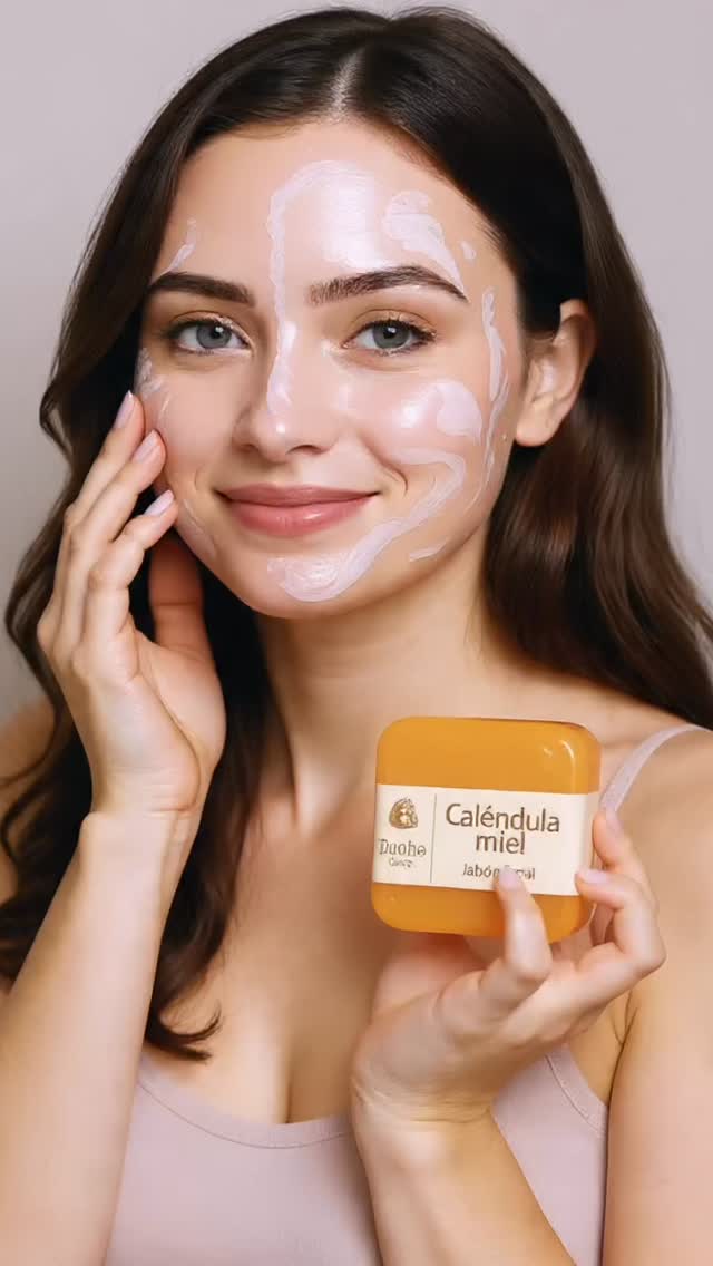 Elaborado con caléndula, conocida por sus propiedades calmantes y regeneradoras, y miel natural, que hidrata y nutre profundamente, este jabón limpia el rostro con suavidad sin resecar. Su espuma ligera deja la piel fresca, luminosa y confortable, ideal incluso para las pieles más sensibles. Un ritual diario de cuidado natural que transforma la limpieza en un momento de bienestar.🌼🍯#jabonesartesanales #kitsderegalo #jaboncalendulaymiel #navidad2025