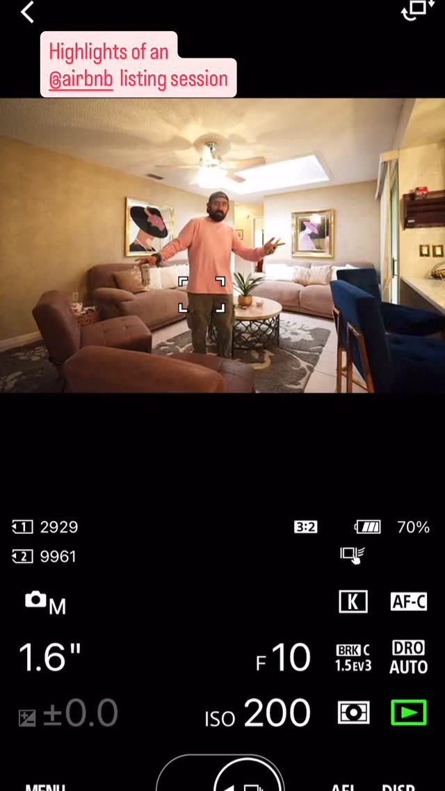 🎬 Behind the scenes magic! Shooting this Airbnb listing like a pro while jamming to Azul by Cristian Castro 🎶✨
Controlled my A7 IV remotely with the new Sony Creators App. Because multitasking should always look this smooth 😎📸
#BTS #SonyAlpha #SonyCreatorsApp #A7IV #AirbnbPhotography #PhotographyLife #BehindTheScenes #CristianCastro #AzulVibes #CreativeFlow #ContentCreation