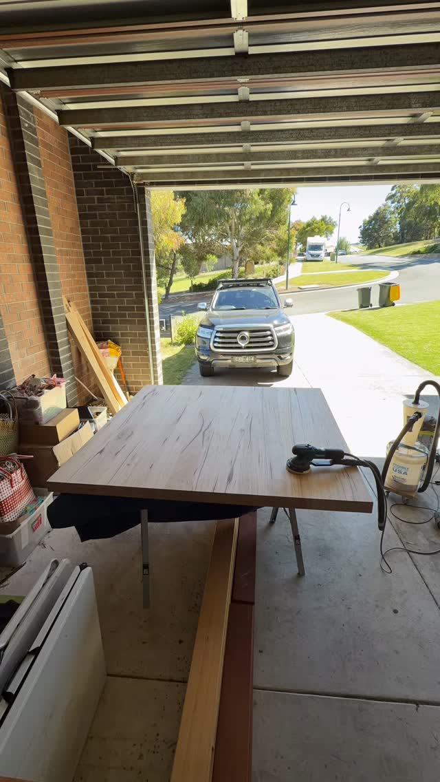 With the crazy Christmas rush we had to move the big square table up to the front garage to make room and give it a final sand and first coat of oil!!! Love the different bits of feature in this one 😍 this will be our final delivery for 2025 heading off to its forever home on Monday 🎉👌
.
.
.
.
.
.
.
.
.
#interiordesign #bespoke #customfurniture #furnituredesign #bespokefurniture #furniture #homedecor #diningtable #diningroom #ballarat #ballaratbusiness #ballaratsmallbusiness #ballaratfurniture #ballaratfurnituremaker