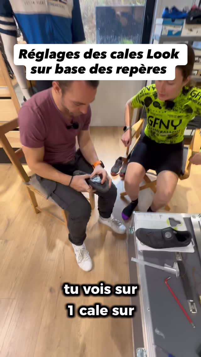 👣 Petit extrait qui montre les repères des cales Look
Simple, rapide, pour mieux comprendre comment les placer correctement 🔧
#bikefit #bikefitting #analyseposturale