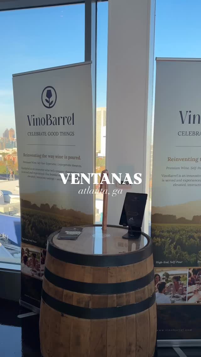 V E N T A N A S — you are a dream!
We had the pleasure of pouring at Ventanas, a private event facility in Midtown Atlanta. The views were extraordinary! 🌇
A huge thank you to @ventanasatl and @cortevents for having us. 🫶🏻
Ready to level up your next gathering? Bring VinoBarrel’s one-of-a-kind wine pouring experience to your event. 🍷
#AtlantaEvents #Wine #VinoBarrel #AtlantaWine #Foodie #Atlanta #Events