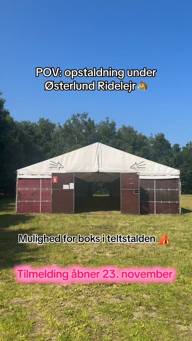 Forskellige opstaldningsmuligheder på Østerlund Ridelejr, alt efter hvad der passer den enkelte bedst🦄❤️ #østerlundridelejr #danmarkssjovesteridelejr