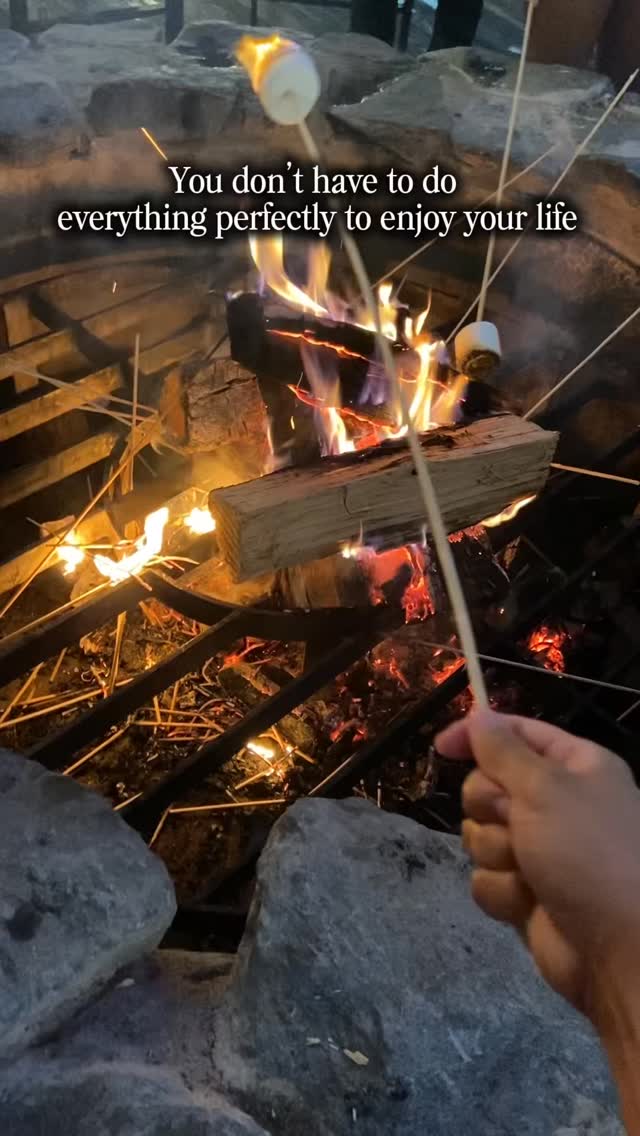 A little reminder: perfection isn’t required for joy. Not for marshmallows, not for aging, not for life.
Let the small stuff go and enjoy the moment.
What’s something you’re giving yourself grace on this week?