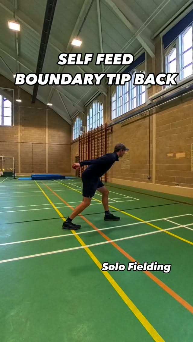 SOLO FIELDING - Day 1/10
The primary limitation to fielding is the ability for sufficient time on task. Most are unable to access enough opportunities and repetitions without the support of a coach.
The first solo fielding drill that requires limited/zero reliance on a coach/partner, is the “boundary tip back”.
Self feed against the wall, rotate the hips and track the ball to the mats. Using an extended reach and side roll exit to safely tip the ball back off the boundary.
This technique, like others, can be broken down and scaffolded to develop confidence and competence.
Keep your eyes peeled for Drill 2 tomorrow 👀
#fielding #cricket #athletic #movement #solo #drill