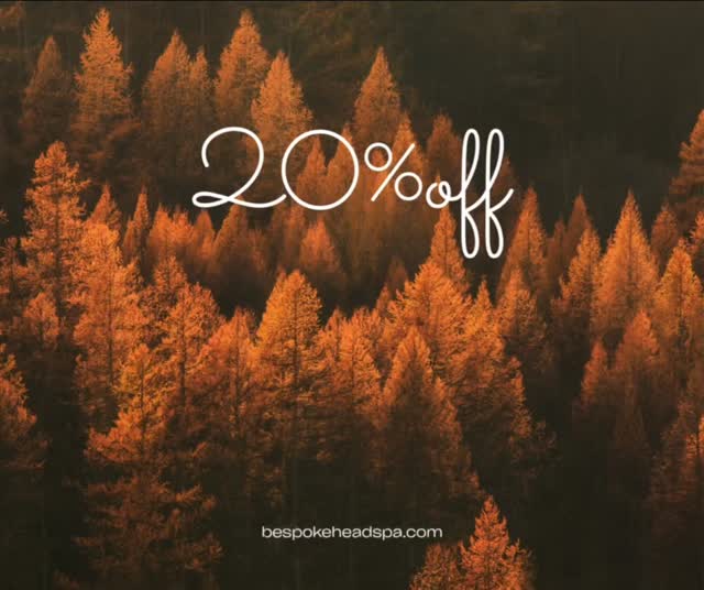 Tomorrow, Monday November 17th, grab a spot for 20% off!
bespokeheadspa.com