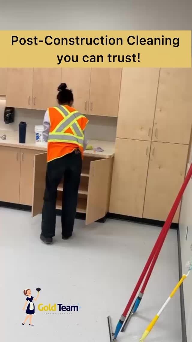 Post-Construction Move-in Cleaning . Let Gold Team Cleaning handle the final step!
Our post-construction move-in cleaning removes dust, debris, and every trace of the work leaving your new space fresh, polished, and truly move-in ready.
Watch our team transform the space with precision and care!
#GoldTeamCleaning #PostConstructionCleaning #MoveInReady #DeepCleaning #ConstructionCleaning #ConstructionCleanUp #ProfessionalCleaners