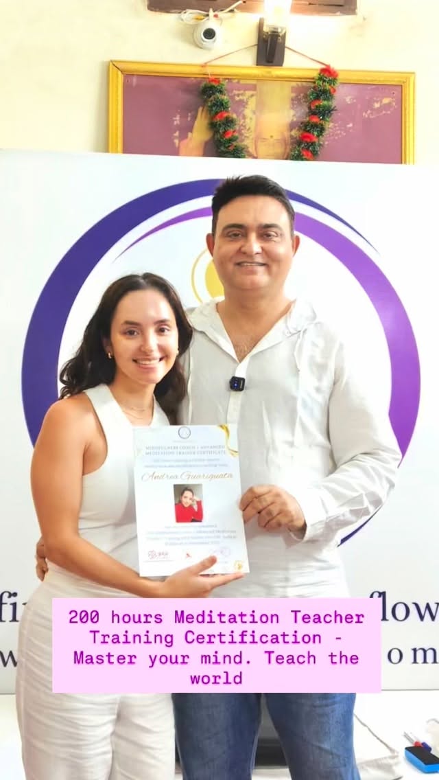 Meditation teacher training program - 200 hours of stillness, silence, and transformation — complete.
Transform yourself, then transform others.
Grateful to witness hearts opening, minds quieting, and presence deepening through this journey. @masterdevom @devom.soulversity
Here’s to many more hours of awareness, healing, and shared breath. 🕊
#MeditationSchool #200HourMeditationTraining #masterdevom #soulversity #mentalhealth #MindfulLiving #StillnessWithin #SpiritualGrowth #Awareness #MeditationTeacher #HealingJourney