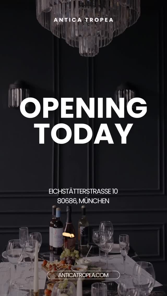 Opening today! - endlich ist es soweit wir öffnen unsere Türen für euch!🇮🇹🍕 Benvenuti a Antica Tropea 🍷