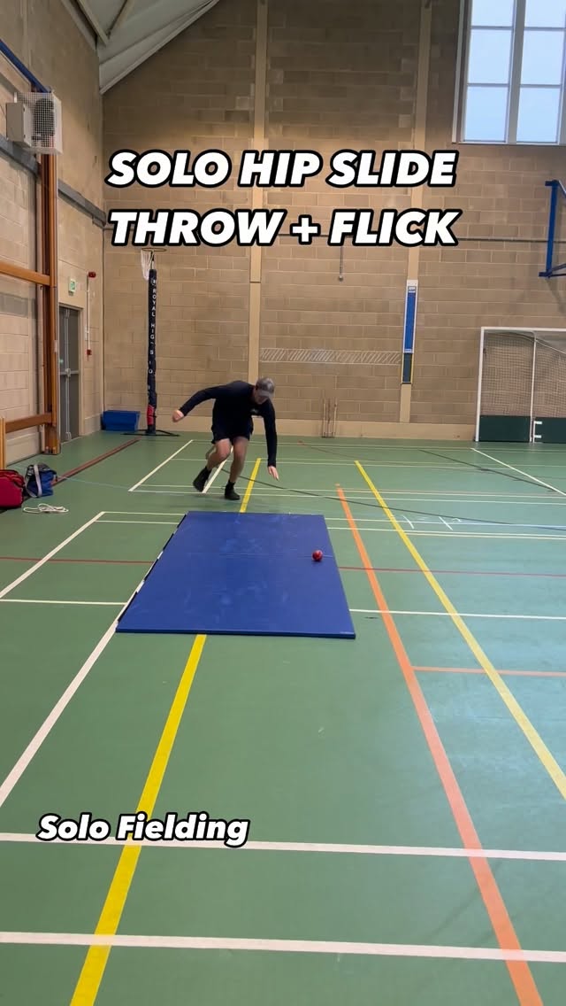 SOLO FIELDING - Day 3/10
The hip slide is often the final ground fielding technique to be taught, due to its high transferability from football slide tackles.
Don’t assume technical competence, especially with the addition of a pick up and throw.
Add this to your next field circuit 🤝
#fielding #cricket #athletic #movement #pickup #slide #hip #solo #circuit
