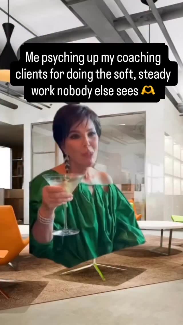 Me psyching up my clients for doing the soft, steady work nobody else sees š«¶
Because honestly?
This is the part no one talks about.
The soft, steady, quiet work my clients do after burnout or chronic illnessā¦
The tiny shifts that look like ānothingā on the outside but change everything on the insideā¦
Reclaiming energy.
Choosing rest without guilt.
Letting joy back in.
Saying no before theyāre overwhelmed.
Trusting themselves again.
Letting their new life take shape slowly, gently, intentionally.
Those moments?
I will hype them like they are Olympic-level achievements.
Because they are.
When youāve spent years in survival mode or managing symptoms, these subtle shifts are literally the blueprint of your new life - the proof that youāre no longer operating from urgency, fear, or depletion.
Theyāre the foundation of redesigning your life on your own terms.
And if no one has told you lately?
- Youāre doing the kind of deep, grounded work that people wonāt see until one day it becomes undeniably obvious.
- And Iām celebrating you every step of the way.
Tell me: whatās one quiet win youāve had recently? Iād love to hype you up too š
.
.
.
#LifeAfterBurnout
#HealingAndRedesigning
#ChronicIllnessRecovery
#AlignedLiving
#LifeByDesign #SoftLife #SmallStepsBigImpact #HealingMeme #LifeCoachMeme