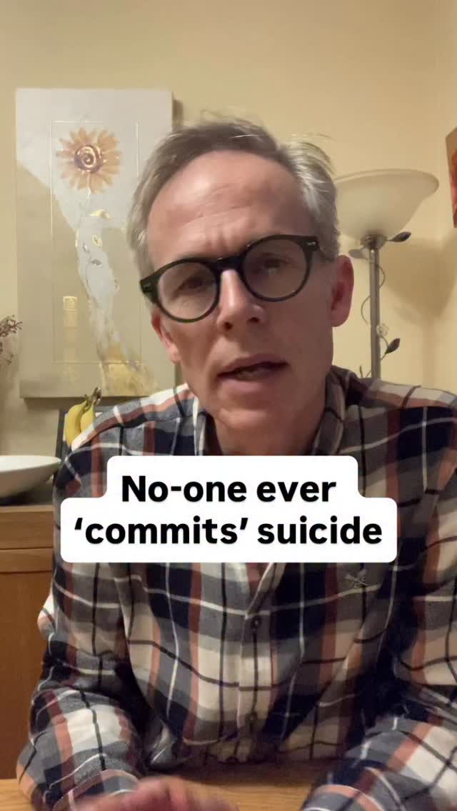 The move away from using the term ‘commit suicide’ has been a very positive one, but change takes time and there is a long way to go before this phrase is consigned to history. The implication that suicide is something that is committed, like a crime or a sin, is a hangover from the past that brings implications of stigma and shame that should be long past us.
We need to be gentle with people who do use it - it has been in such common use that it takes time to change our language, but if you can help me, and others in the mental health world, to spread this message, that would be fantastic!
And thank you to @theresthistory @holland_tom_six and Dominic Sambrook for a great podcast! I really enjoyed the recent series on Nelson, despite the references to committing suicide, and when I hear an episode where you talk about a historical character who died by suicide and avoid using the c word then I will give a loud cheer from wherever I am listening!! 😊
#suicide #language #mentalhealth #stigma