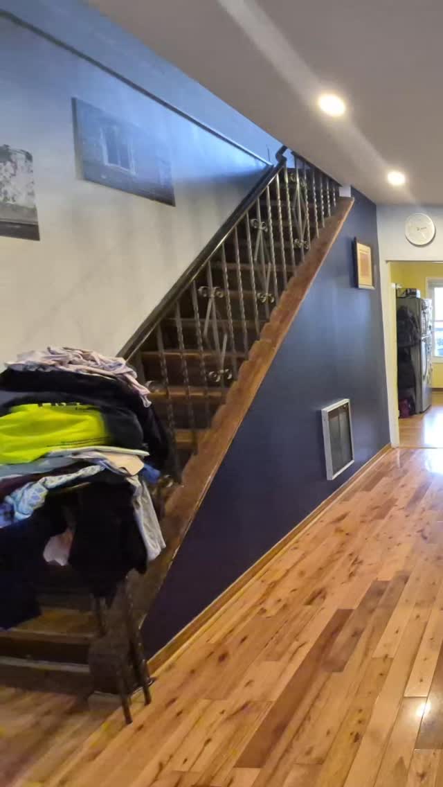 Walking into the final stretch of this renovation and I had to share this stair transformation ✨.
From dated and closed-in, to this bright, modern, welcoming focal point… what a journey 🤍.
These stairs were one of the biggest changes in the whole project, and seeing them come to life has been so rewarding. Swipe through to see full before, and after glow-up.
And if you look closely… you might spot a little sneak peek of the kitchen 👀
Can’t wait to share the full reveal with you next week, stay tuned! 🎉✨
#homerenovation #interiordesign #kitchendesign