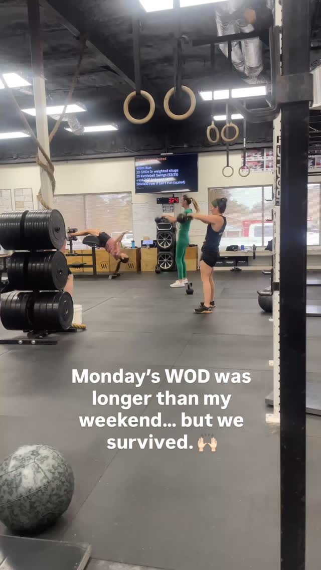 Long workout + Monday = character development. đ
#MondayWOD
#LongWorkoutLife
#CrossFitNarroway
#NacogdochesTx
#StartYourWeekStrong
#CrossFitCommunity
#CrossFitLife
#NarrowayNation
#FitnessMotivation
#WODLife
#SweatSession
#NoQuitMentality
#StrongerEveryDay
#TexasGyms
#DoHardThings