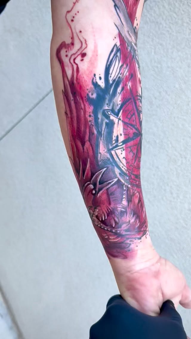 COVERUP!!!!!Some Trash/ploka sleave i just got done!
Black & grey realism smashed together with red chaos ā splatter, movement, and raw emotion. This sleeve blends skull, time, and the raven in a trash / trash-polkaāinspired style, where nothing is meant to be clean and everything has meaning.
Bold contrast, aggressive textures, and just enough disorder to make it breathe. This one was all about letting the piece feel alive, not polished ā controlled chaos from shoulder to wrist.
Huge respect to my client for trusting the process and embracing the mess. š¤š©ø
More to come.
āø»
#truegrittattoosnewmexico #albqtattoostudio #albuquerquetattooartist #blackandgreytattoo #tattooideas #albuquerquetattoo #besttattooshopinalbuquerque
#trashtattoo #trashpolka #trashpolkatattoo #tattoosleeve #blackandgreytattoo #realismtattoo #skulltattoo #raventattoo #tattooartist #inklife #tattoodesign #tattooinspiration #controlledchaos