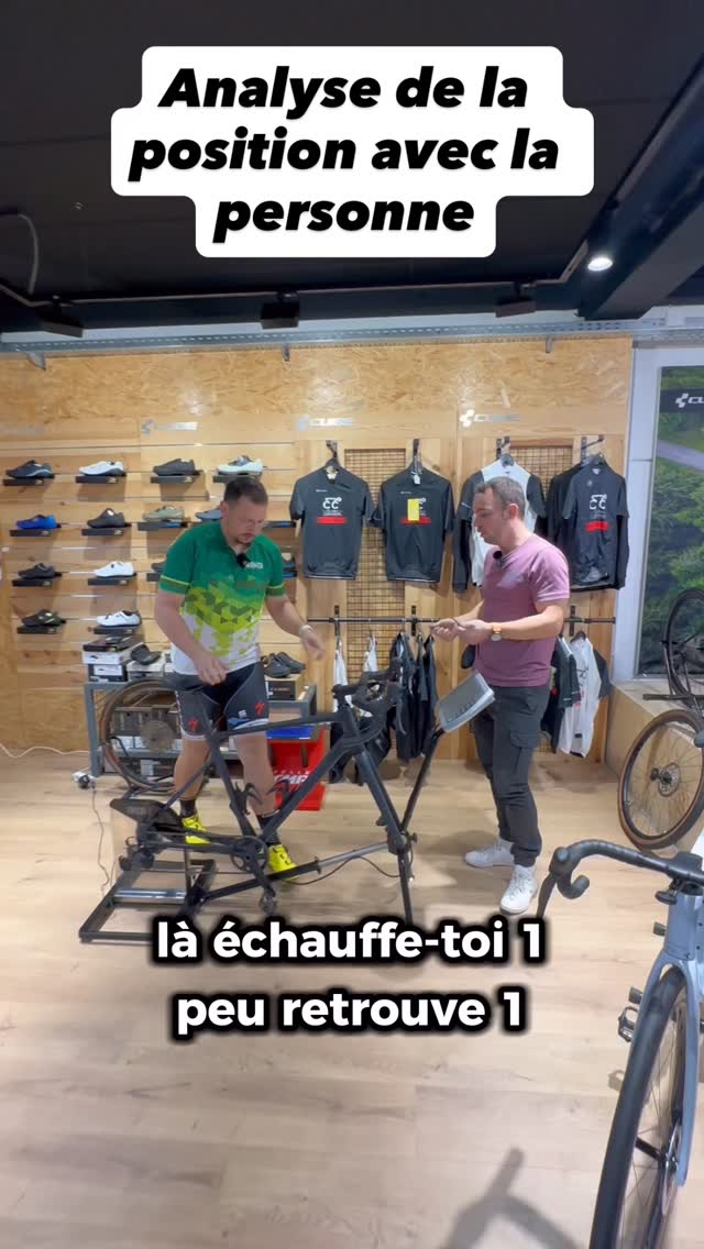 🎥 Petit extrait où on place le client sur le vélo,
il commence à tourner les jambes et on regarde ensemble sa position.
On discute des premiers ajustements à prévoir 🚴♂️🔧
#bikefit #bikefitting #analyseposturale
