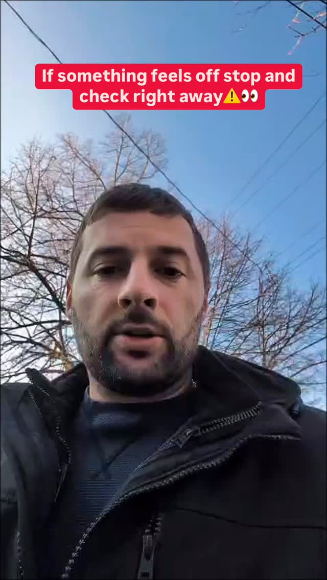 When you catch the first sign of trouble you can stop a big problem before it starts. Stay alert and stay safe. ⚠️👀💨