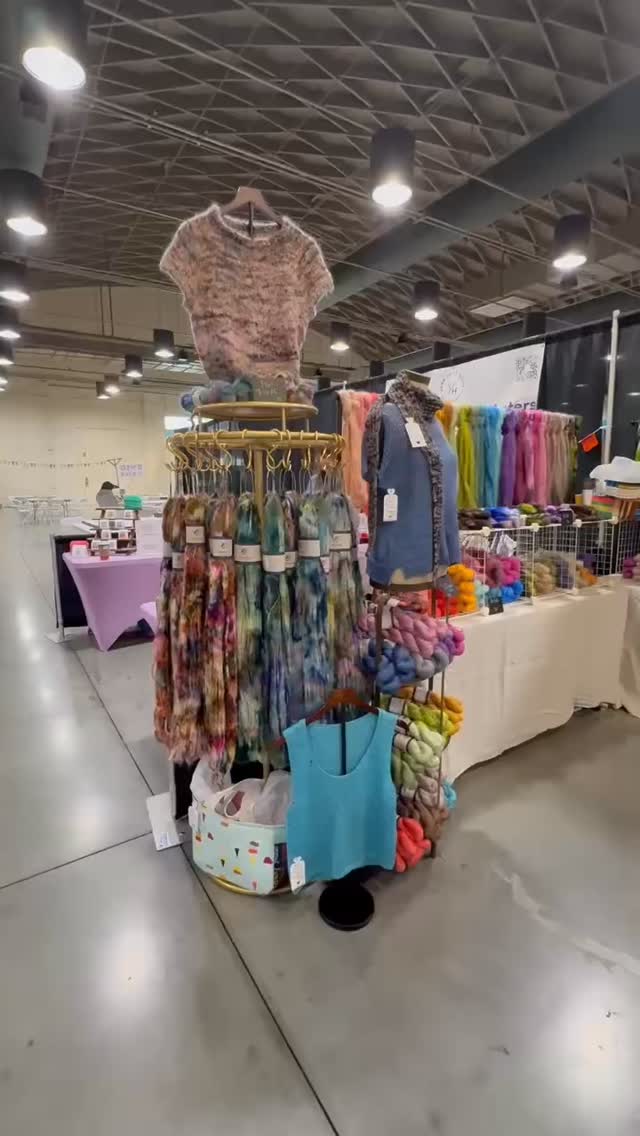 It’s two days past @socalfiberfair. We had such an amazing time ALL our visitors were so lovely! I loved so much chatting with you all, helping you design your projects and your smiling faces will carry me through the year until I see you again next year. Here is a little peek at our booth before the doors opened on Saturday. THANK YOU ALL💖 Blessings 😘