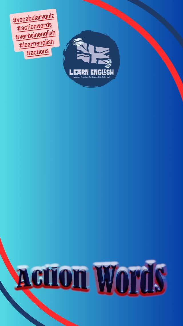 Try today’s #vocabularyquiz on #actionwords Do you know these #verbsinenglish ? #actions #learnenglish