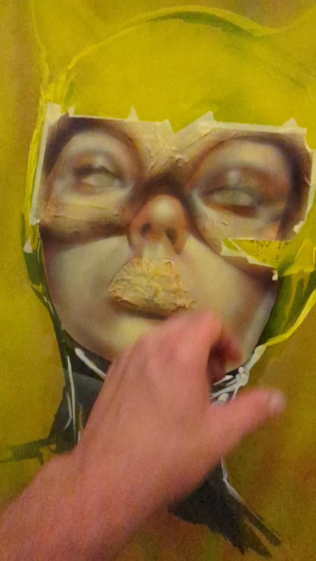 #acrylicpainting #epoxyartwork #catwoman