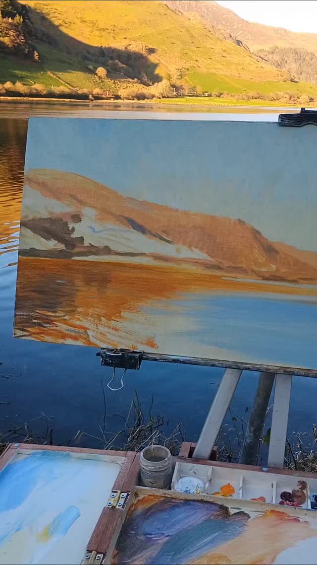 A beautiful evening at Tal Y llyn, watching those lengthening shadows and warming hues set alight.