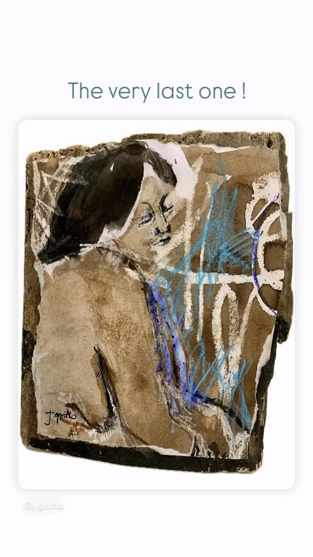 L’automne, saison de transition : mon activité à l’Atelier N°58 semble avoir trouvé un nouveau souffle, ce lieu superbe et inspirant me laisse en permanence entrevoir de nouveaux développements qui, petit à petit, prennent forme. Confiance, sérénité, inventivité… chaque jour est une découverte !
Dawn, season of transition: my work at Atelier N°58 seems to have found new life. This superb and inspiring space constantly allows me to glimpse new developments that are gradually taking shape. Confidence, serenity, inventiveness… every day is a discovery!
#jgrimo #femmeartistepeintre #acrylicpainting #upcycling #seekinspirecreate #contemporaryart #maussane #provencealpescôtedazur #regionsud