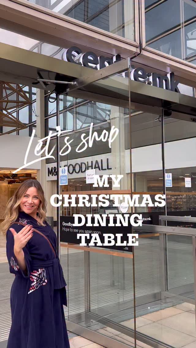 ad. Let’s shop my Christmas dining table at @centremk
I’m on a mission to pull together this year’s festive dining table and the shops at centre:mk did not disappoint. My scheme is traditional styling elevated – tartan, chrome, candlelight and all the nostalgic touches that make Christmas feel like Christmas again.
From the perfect tartan tablecloth and scalloped, vintage-style plates to embroidered napkins, candy stripe candles and statement silverware… every stop had something that tied beautifully into my theme. I loved seeing the return of classic Christmas pieces this year – heritage patterns, cut glass, rich reds and always plenty of candles.
There is nothing better than wandering from store to store, all the festive feels, and discovering those small details that make the whole vision click into place, as well as the unexpected finds along the way. And yes, my chrome and silver obsession continues.
Come back tomorrow to see how I styled everything and the full dining room reveal.