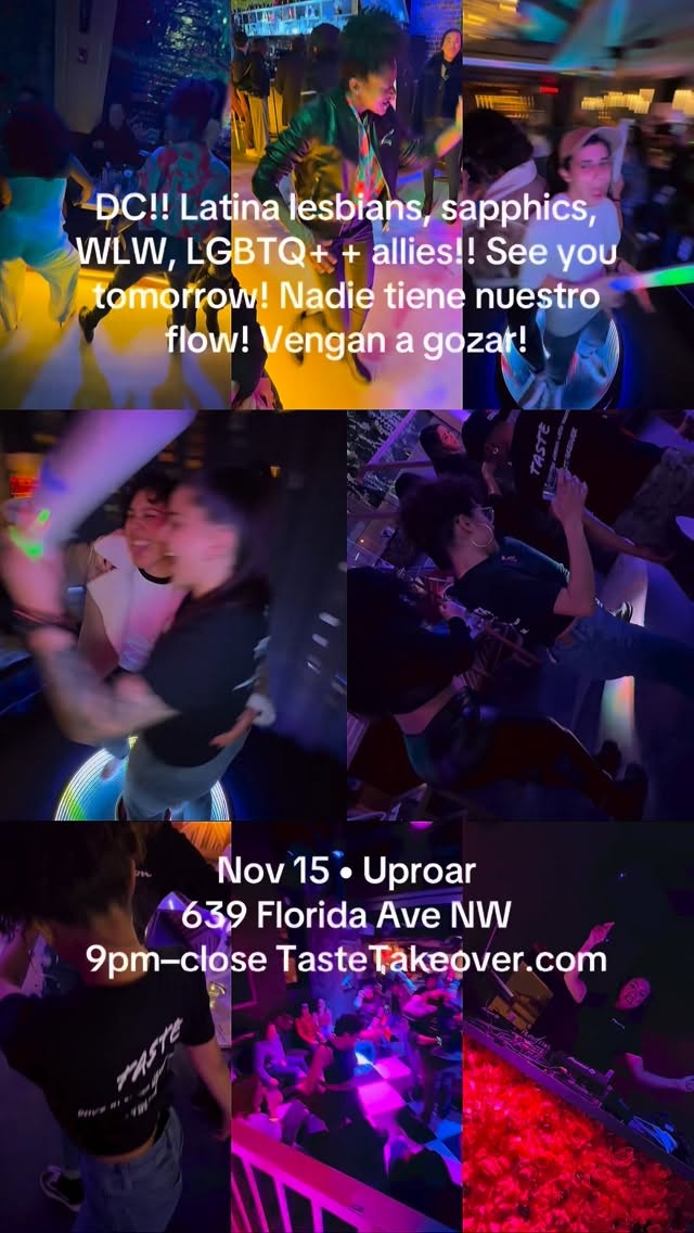 Ayyyyyy!!! Nos vemos mañana!!! 🔥💃🏽
Uproar: 639 Florida Ave NW
Food available • 9pm to close
$10 donation at the door • 21+ up
Used to pay DJ Yani and support Mamacita Festival 2026