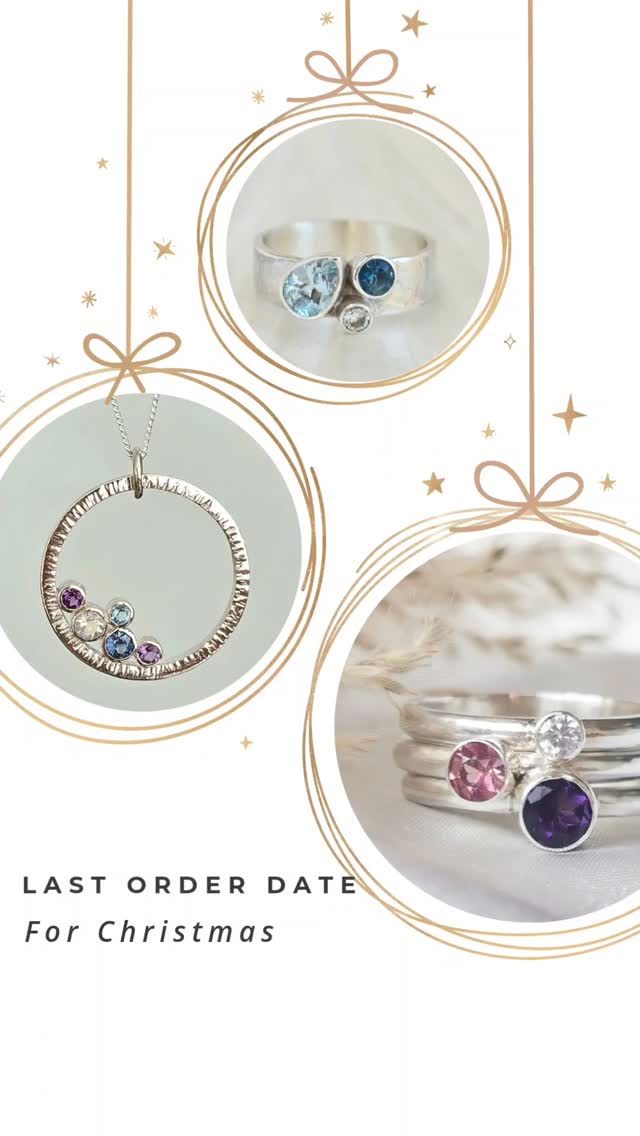 ✨ Christmas Order Deadlines ✨
I know it feels early, but I want to make sure every piece is made with care and ready in time for Christmas.
UK & 9ct Gold Orders:
🎄Monday 24th November
Local Jersey Orders:
🎄 Sunday 30th November
If you’re hoping to gift something meaningful this year, now’s the perfect time to place your order. Thank you so much for supporting my small jewellery business — it truly means the world. 💕