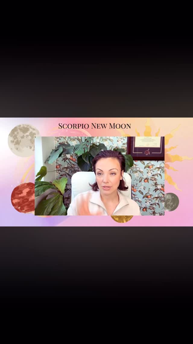 New Moon in Scorpio- The deeper you go, the higher you soar 💫 #astrology #astrotherapy #knowthyself