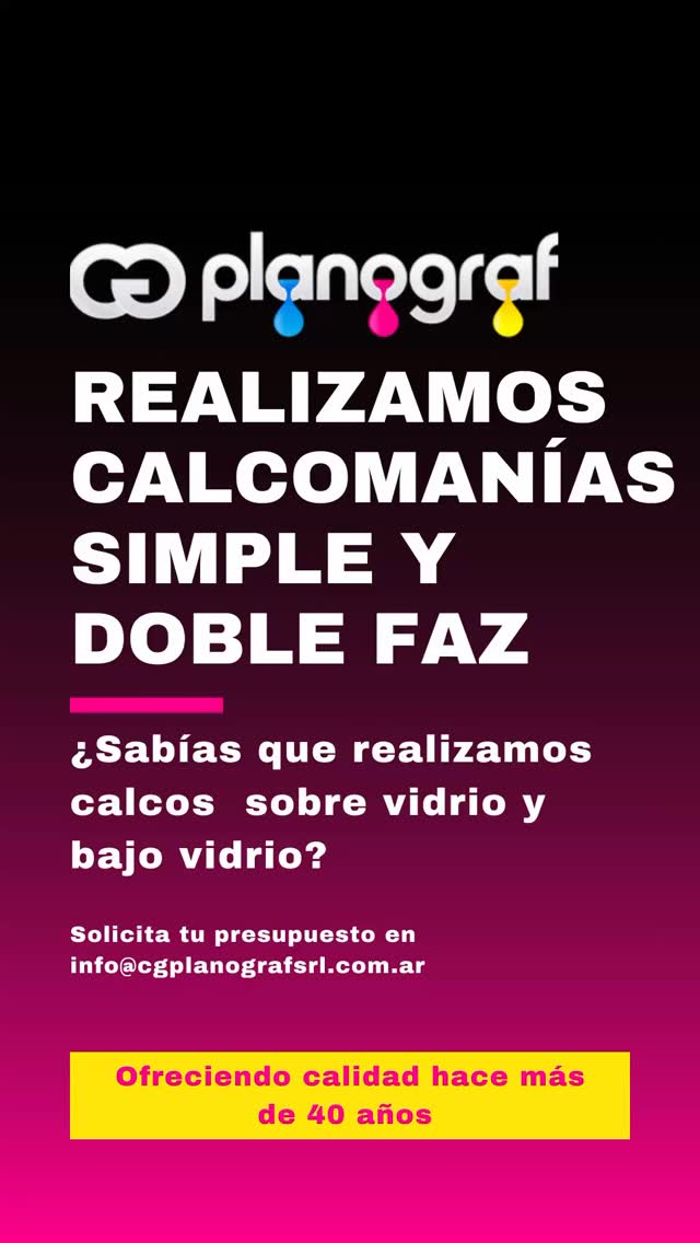 ¿Vidriera nueva? ¿Puerta de ingreso? ¿Señalética?
Tenemos calcomanías en simple y doble faz listas para que tu empresa se vea profesional desde el primer vistazo.
📌 Simple faz: ideal para colocar por fuera.
📌 Doble faz: se pega por dentro y se ve perfecto desde afuera (más durabilidad, menos mantenimiento).
Diseño + impresión + calidad industrial.
Si querés renovar tus vidrios, escribinos y te armamos la propuesta en el momento. 🚀
#cgplanograf #diseñográfico #serigrafía #calcomaniaspersonalizadas #impresiones