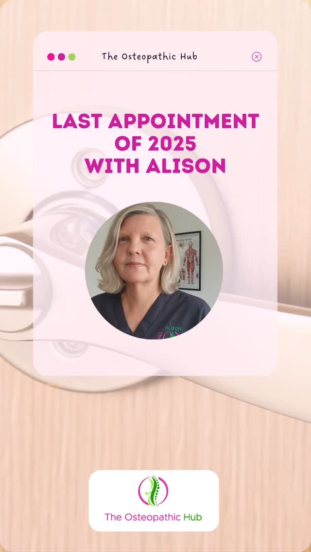 Last appointment of 2025 ✨
If you’ve been waiting for a calming, restorative moment before the year ends, this is your chance.
Alison has one final session available — tomorrow at 08:00 AM.
You may choose:
🌿 Reflexology
🌿 Fusion Massage
📍 The Osteopathic Hub — Cirencester
📲 DM us or WhatsApp 07542 323 575 to book.
First come, first served.
👉Follow us to understand your body better... The Osteopathic Hub for you and your family!
#cirencester #cotswolds #cirencesterlife #osteopathyuk #reflexologyuk
#massageuk #holistichealing #painreliefuk #wellbeingcotswolds #TheOsteopathicHub
