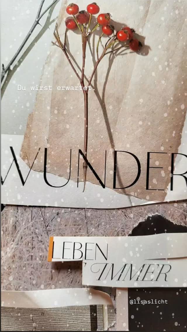 Vielleicht darf das Jahr doch noch magisch enden.
Der Winter öffnet seine Tür für dich.
Du wirst erwartet. ❄️
#Wintermagie #Märchenzeit #Traumreise #Zauberwald #Frauenkreis #WunderLeben #Auszeit #Winterrituale