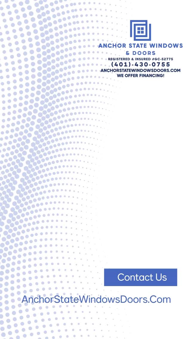 We’re excited to introduce Rhode Island’s newest source for quality windows and doors. Whether you’re upgrading your home’s curb appeal, improving energy efficiency, or tackling a full renovation, we’re here to help bring your vision to life.
Family-owned, locally operated, and fully registered & insured (GC-52775), we take pride in delivering top-notch craftsmanship and personalized service to every project.
Special financing available: 0% APR for 12 months with $0 down through Hearth Home Improvement Financing!
Ready to transform your home? Let’s get started.
📞 (401) 430-0755
🌐 anchorstatewindowsdoors.com
📧 anchorstatewindowsdoors@gmail.com
#RhodeIsland #WindowsAndDoors #HomeImprovement #RIContractor #OceanState #HomeRenovation #QualityWindows #LocalBusiness #NewEnglandHomes #RIHomes