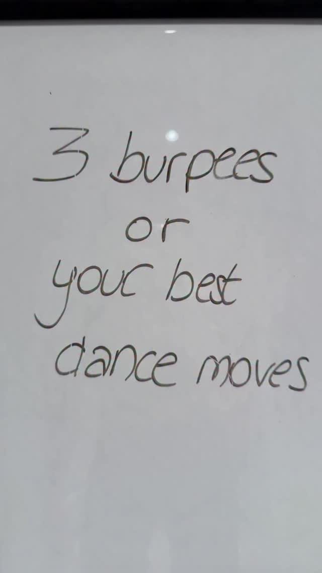 Your best dance move or 3 burpees - who did it best?🕺