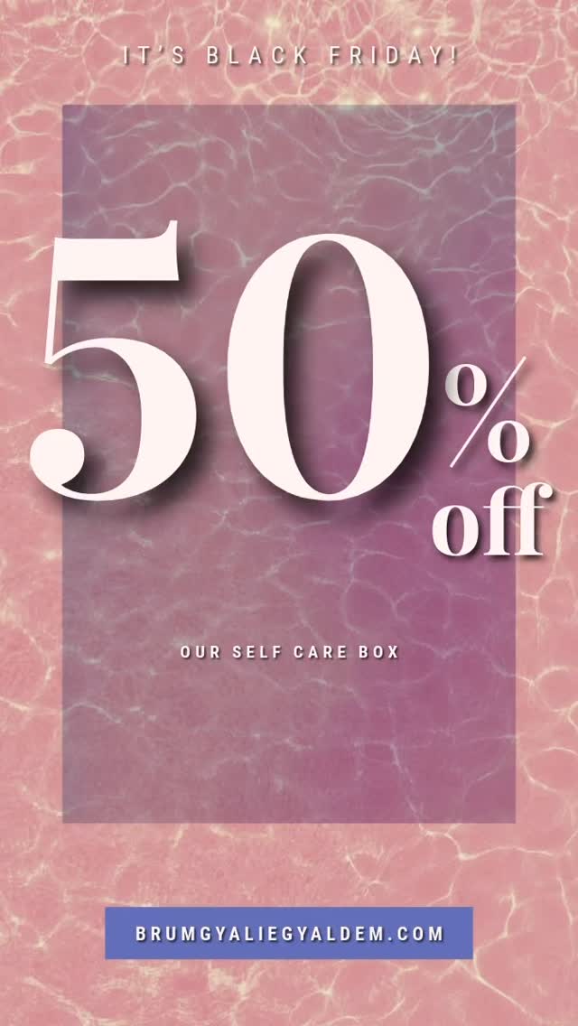 Black Friday, BGGD style! 💥 For the GyalDem who deserve it — treat yourself with 50% off self-care boxes! Grab yours now 💛 #BGGD #BlackFriday #Sale #brumgyaliegyaldem