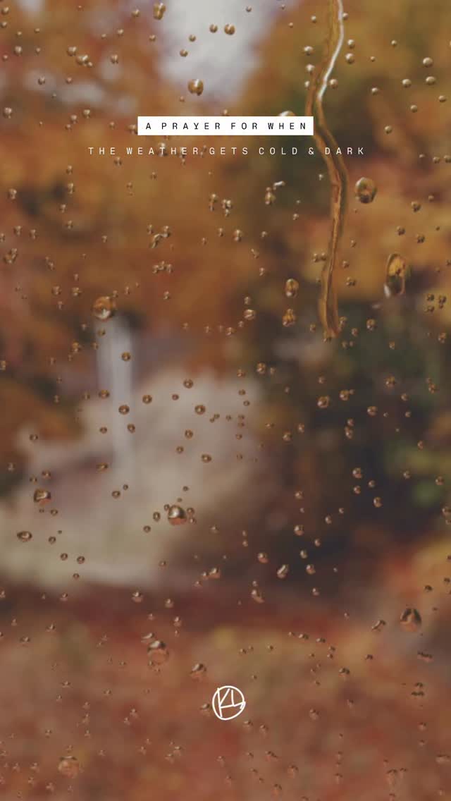 A Poetic Prayer for Gloomy Hearts in Gloomy Weather. I love autumn, but every year I’m surprised at how dark it is and at how I have to amp up my battle for joy in a sinstained world.
One of the ways I can do that is by meditating on God’s faithfulness. He does not change! What a gift.
…
“My flesh and my heart may fail, but God is the ofrength of my heart and my portion forever.” —Psalm 73:26
“For I, the Lord, do not change.” —Malachi 3:6
“Jesus Christ is the same yesterday and today and forever.” —Hebrews 13:8
“Every good gift and every perfect gift is from above, coming down from the Father of lights, with whom there is no variation or shadow due to change.” —James 1:17