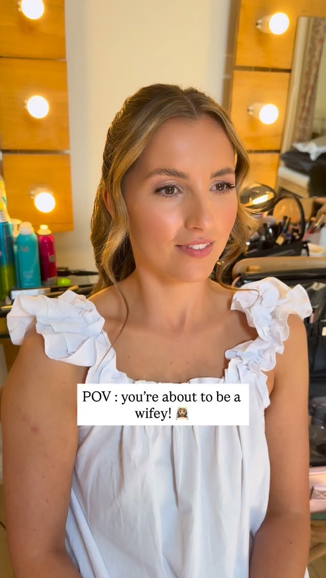 Those final moments before you say “I do” 🥰
