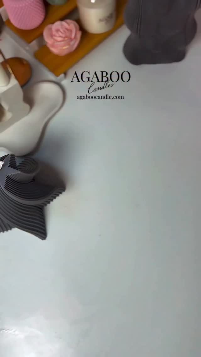 Candles, molds, materials are here - agaboocandle.com Worldwide shipping!