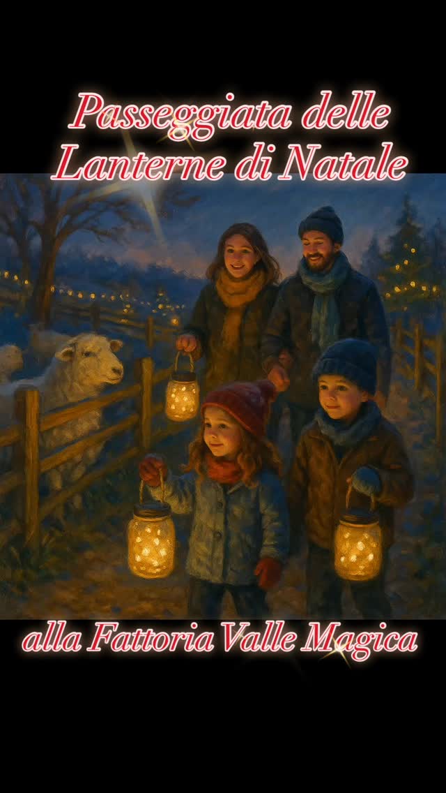 ✨ La Magia del Natale arriva alla Fattoria Valle Magica! ✨
La nostra Passeggiata delle Lanterne di Natale vi aspetta: un percorso nella natura, illuminato da luci soffuse e dalla magia delle lanterne, mentre gli animali della fattoria vi accompagnano lungo il cammino.
Dopo la passeggiata…
🎅 L’incontro con Babbo Natale è incluso per tutti i bambini con biglietto bambino.
E per tutto il pomeriggio:
🎨 Area Creativa
I bambini possono realizzare decorazioni natalizie naturali da portare a casa.
🍽️ Cibo & Bevande Calde:
• Vin brulé
• Succo caldo di mele
• Cioccolata calda
• Waffle caldi
• Hot dog per i più piccoli
• Panino Natalizio Irlandese — tacchino arrosto ripieno con salsa ai mirtilli rossi, ispirato alla tradizione natalizia irlandese
Un evento pensato per famiglie, atmosfere autentiche e ricordi che brillano.
📩 Vuoi informazioni o prenotare? Scrivici in DM!
✨ Il Natale… qui brilla davvero. ✨
#natale
#lanterne
#passeggiatalanterne
#babbonatale
#famiglia
#bambini
#attivitaperbambini
#eventiperbambini
#eventidinatale
#nataleabruzzo
#esperienza
#incanto
#natalizio
#lucinatalizie
#festività
#creatività
#decorazioni
#mercatinodinatale
#vinbrulé
#cioccolatacalda
#dolcinatalizi
#cibonatalizio
#paninonatalizio
#momenti
#abruzzo
#fattoriavallemagica
#eventiinfamiglia
#lucidinatale
#passeggiatenelbosco