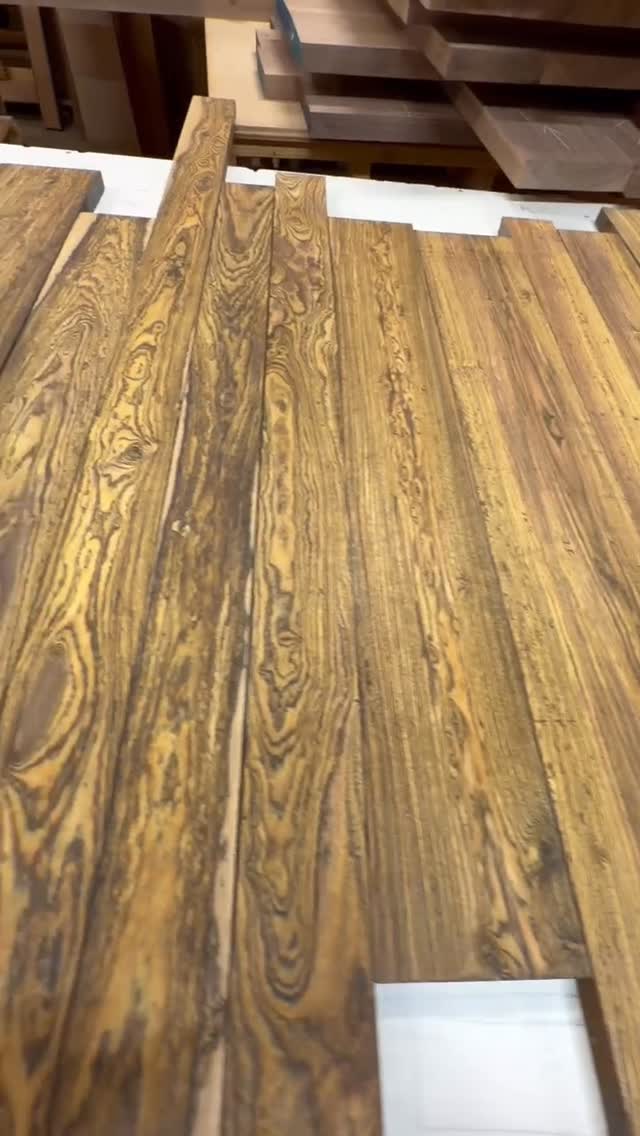 Some gorgeous Bocote just arrived. Come on in and get some while it lasts. Open Monday through Friday 10 AM to 4:30 PM and Saturday from 9:30 AM to 12:30 PM.