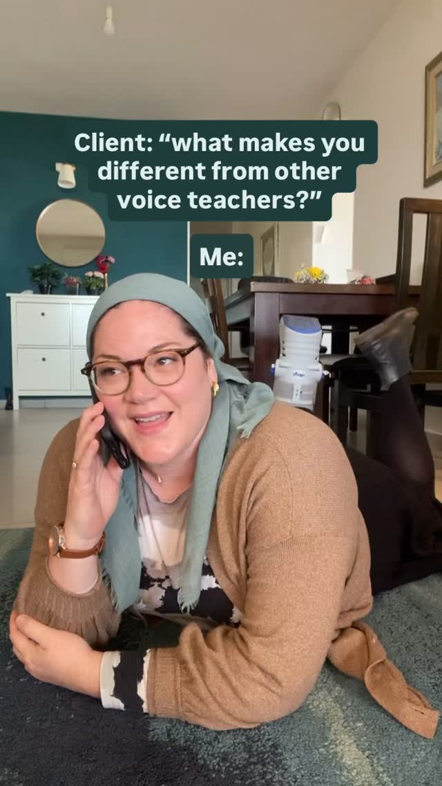 Here’s what makes working with me different:
✨ A safe space — every feeling, thought, and sound is welcome.
🎧 Trained, discerning ears — I hear the subtleties and tailor exercises to your voice.
🎯 No cookie-cutter drills — everything is customized.
🧰 Real tools, no fluff — no vague imagery, no “sing more from your diaphragm.”
If you’ve been craving grounded, precise guidance with zero judgment… you’ll feel at home here.
Ready to book a lesson? 👉 Grab a spot on my calendar — link in bio.